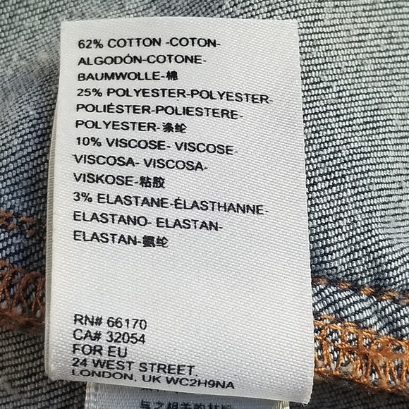 Pilcro and The Letterpress by Anthropologie High Rise Denim Leggings Size 28 - Picture 15 of 16